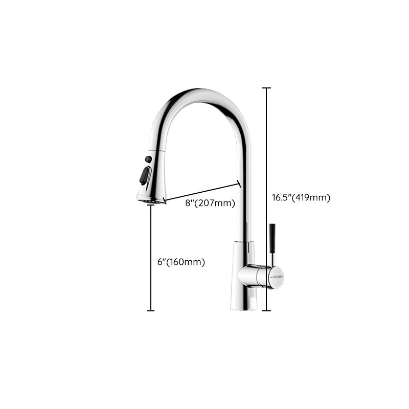 Traditional Kitchen Faucet Solid Color Standard Kitchen Faucet