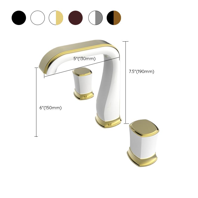 Glam Bathroom Vessel Faucet Knob Handles Low Arc Vessel Faucet