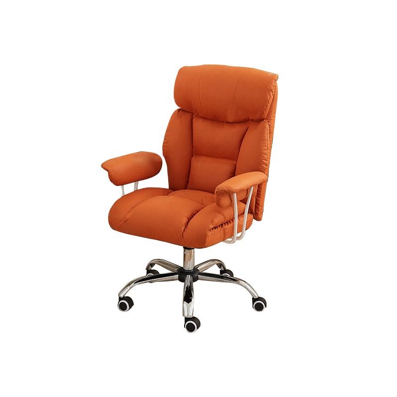 Contemporary Wheels Office Chair Distressing Ergonomic Chair for Room