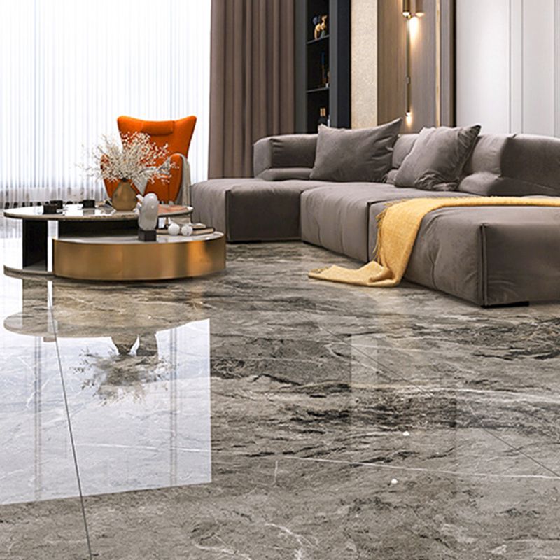 Rectangle Floor Tile Straight Edge Polished Design Floor Tile for Living Room