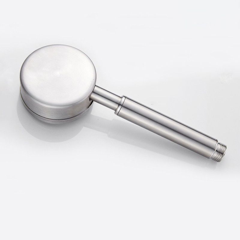 Modern Shower Head Stainless Steel Round Metal Handheld Shower Head