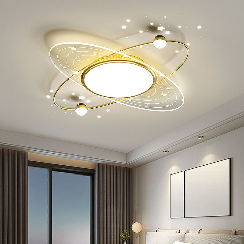 Modern Ceiling Lamp Acrylic LED Flush Mount Light Fixture for Bedroom