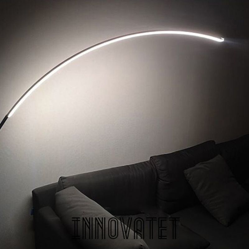 Nordic Modern Linear Floor Lamp 1 Light LED Aluminum Floor Light for Living Room