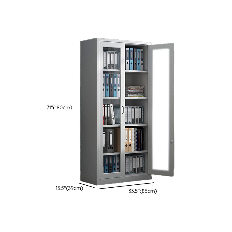 Modern Locking File Cabinet Metal Filing Cabinet with Storage Shelves