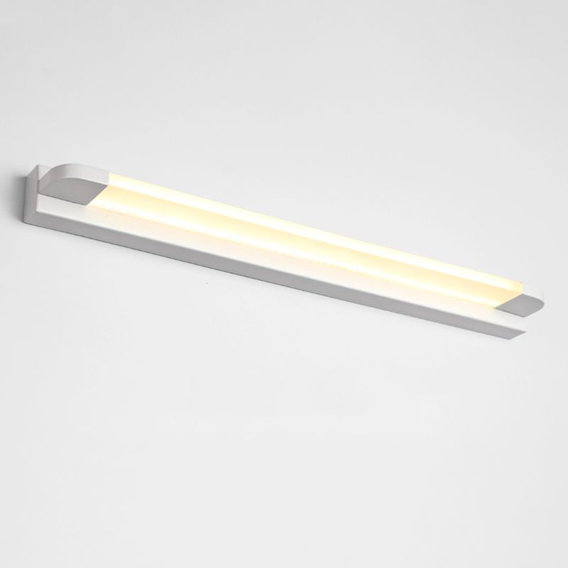 Modern Minimalist Style Linear Wall Mounted Vanity Lights Metal Vanity Lamp for Bathroom