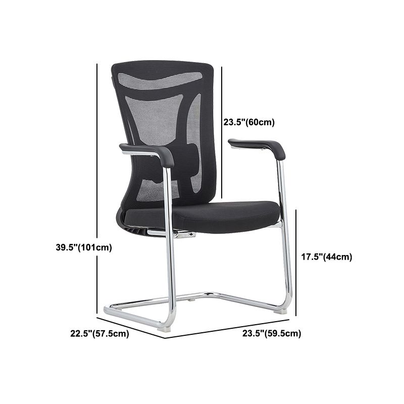 Contemporary Mesh Chair High Back Chair with Adjustable Lumbar Support