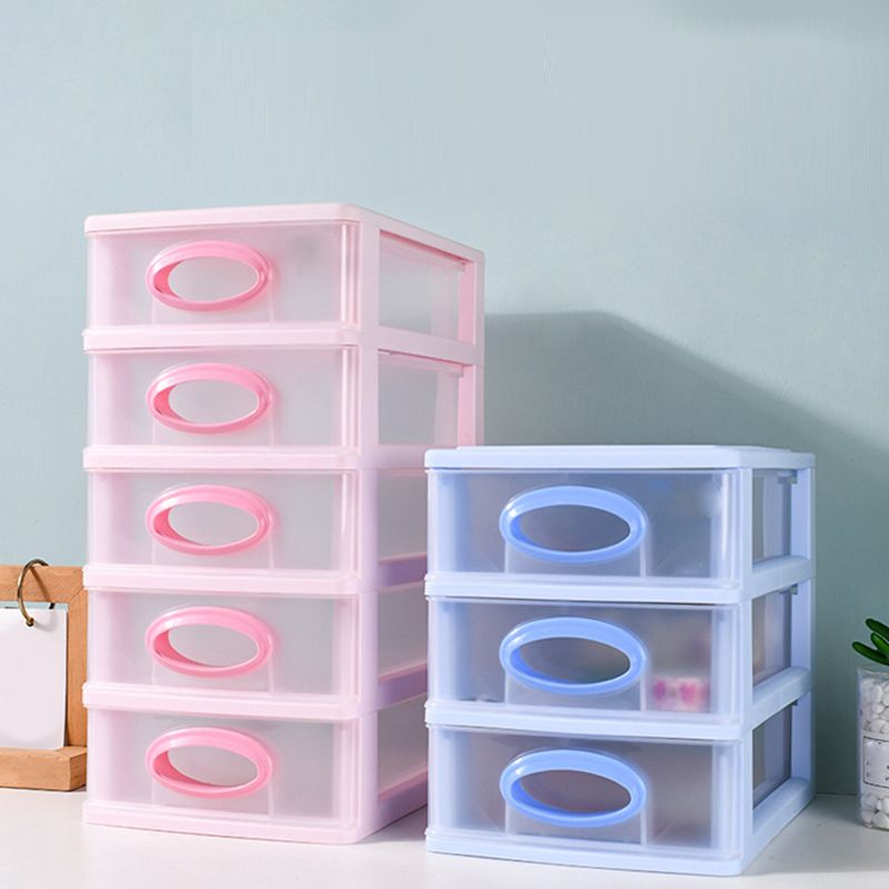 Contemporary Cabinet Plastic Drawers Storage Filing Cabinet for Office