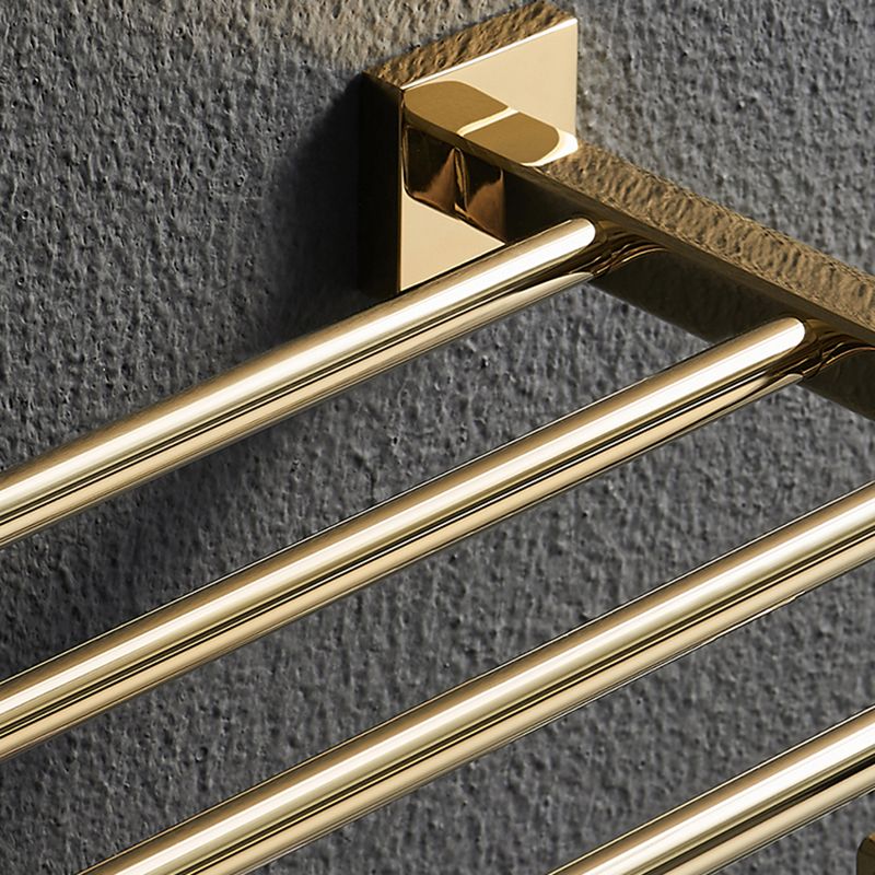 Polished Brass Classic Bathroom Accessory with Bath Shelf/Towel Bar & Paper Holder