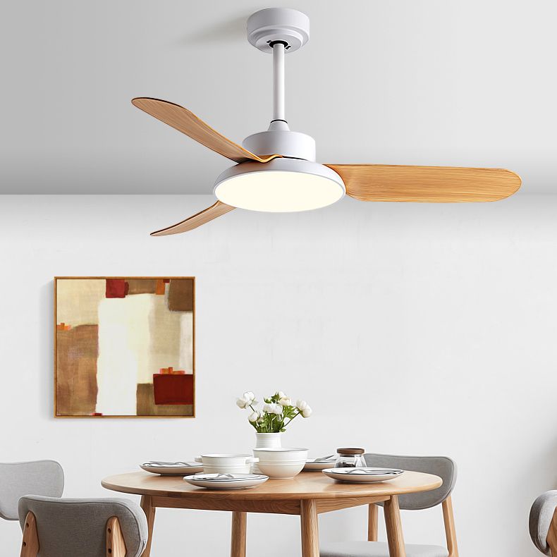 Unique Shape Metal Ceiling Fan Lighting Kids Style Single Light Ceiling Fan Lamp