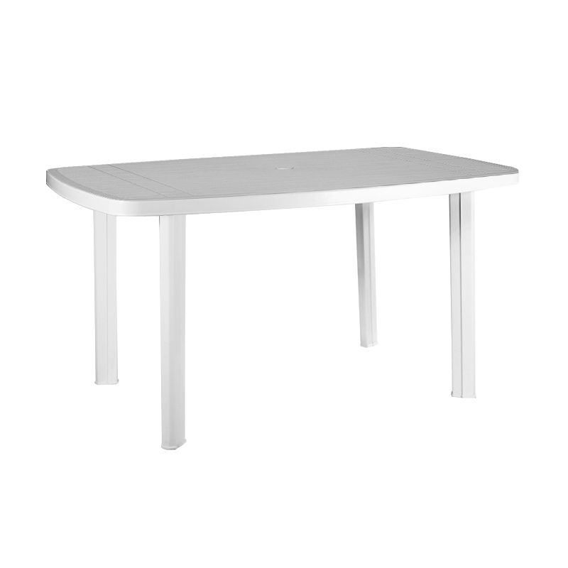 Plastic Contemporary Dining Table White Plastic Dining Table