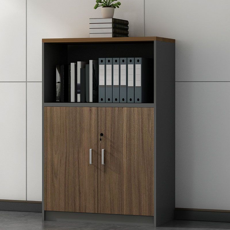 Engineered Wood Vertical Filing Cabinet Contemporary File Cabinet