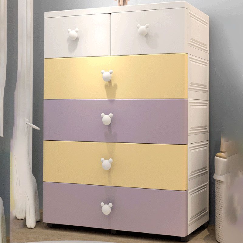 6-drawer Contemporary Wardrobe Armoire Plastic Armoire Cabinet