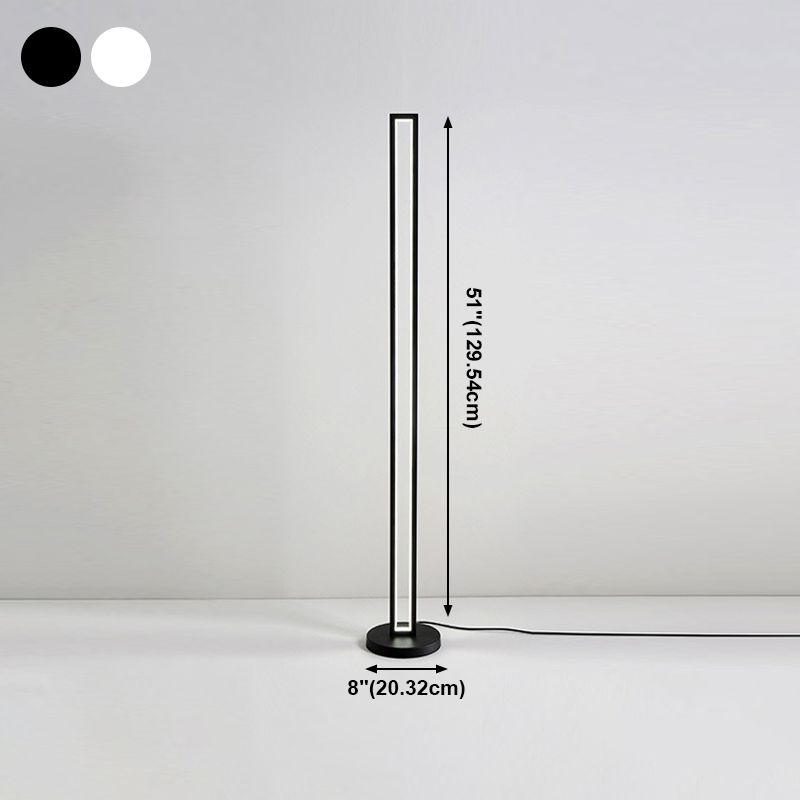 Simplicity Linear Standing Lamp Creative Metal Living Room LED Floor Light