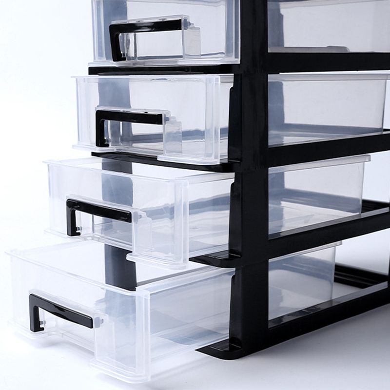 Vertical Modern File Cabinet Drawers Plastic File Cabinet for Home or Office