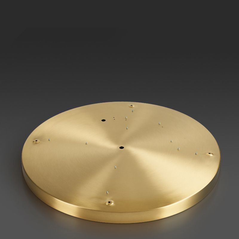 Modern Flush Light Gold Ceiling Lighting with Brass and Acrylic for Bedroom