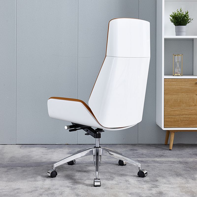 Contemporary Executive Ergonomic Chair Wheels High Back Management Chair