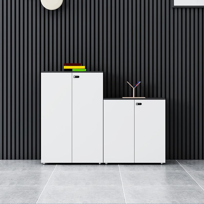 Contemporary Filing Cabinet Wood  File Cabinet with Lock and Storage