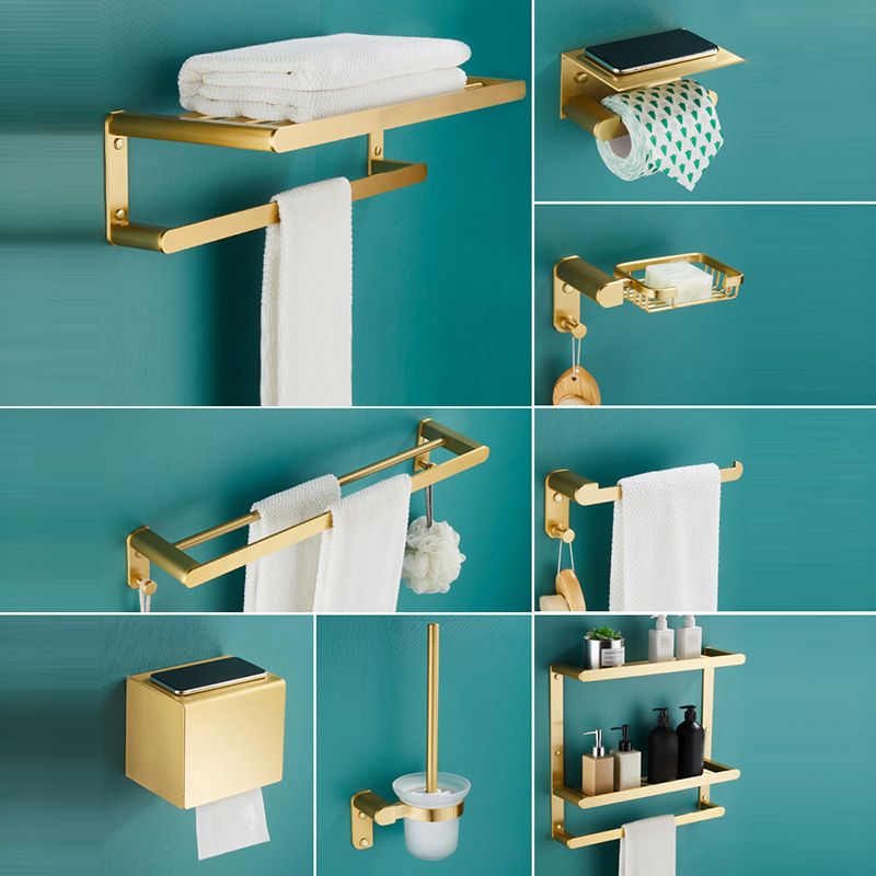 Traditional Bathroom Accessories Hardware Set Gold Bathroom Accessory Kit