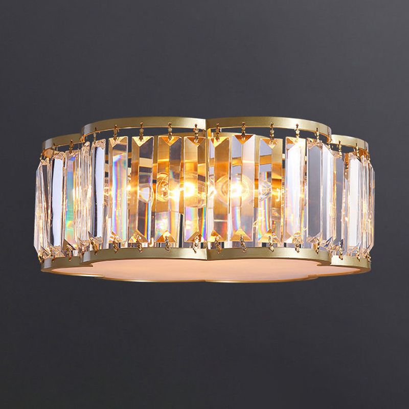 American Style Ceiling Light Geometry Shape Ceiling Lamp for Living Room