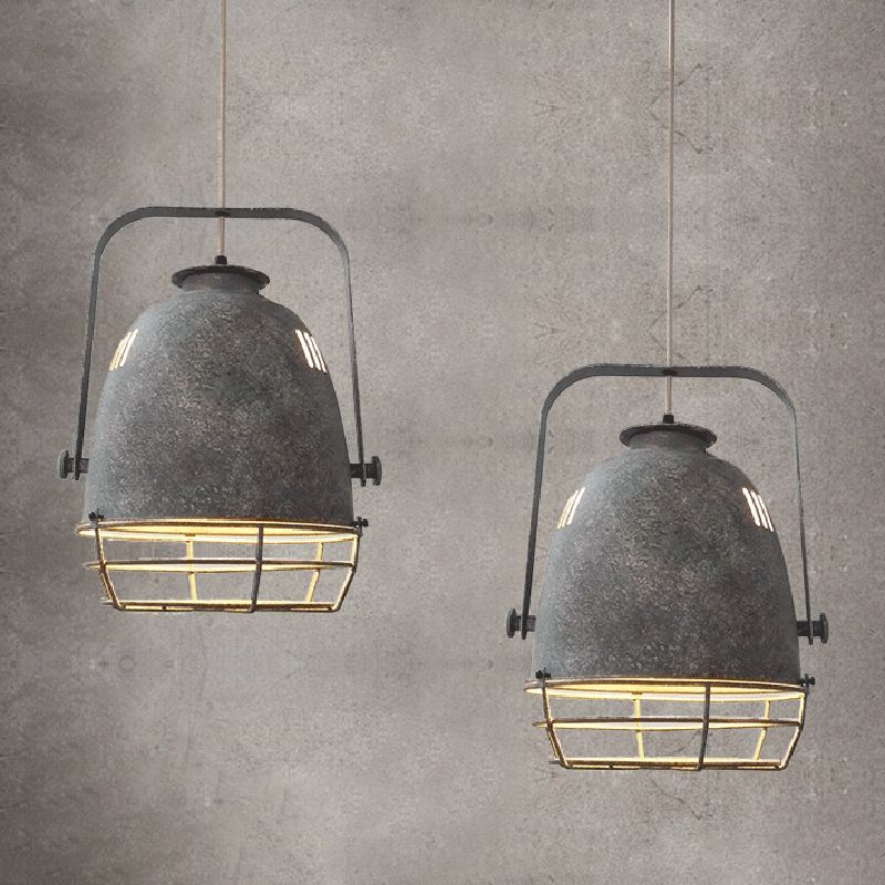 Enkele gearceerde ophanging verlichting industriële metalen hanger plafondlamp voor bistro