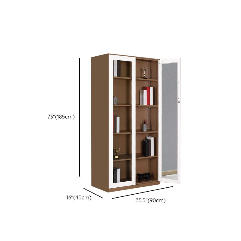 Modern File Cabinet Solid Color Locking Filing Cabinet for Home Office