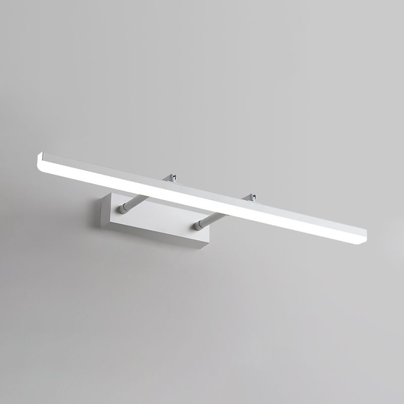 Minimalismus moderner LED -Eitelkeitswandbeleuchtung Metall Waschtisch Spiegellichter für Badezimmer Kommode