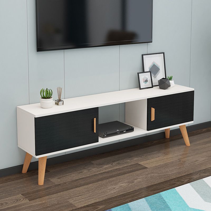 Beech Natural 19.7-inch H TV Stand Scandinavian TV Stand With Storage