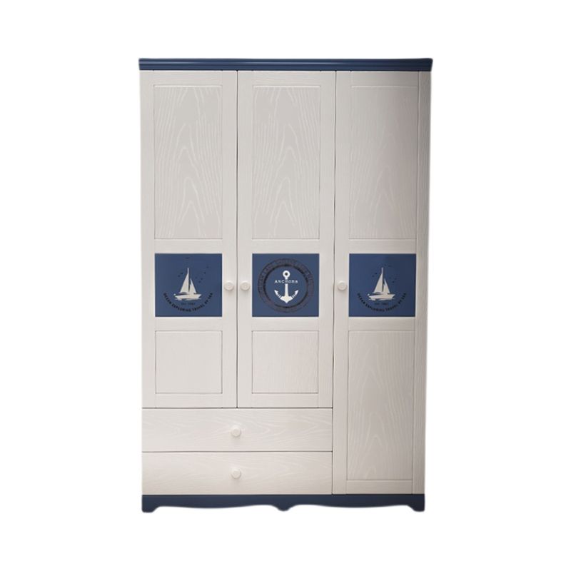 Solid Wood Youth Armoire Urban Bedroom Armoire - 47.24"L x 23.62"W x 78.74"H