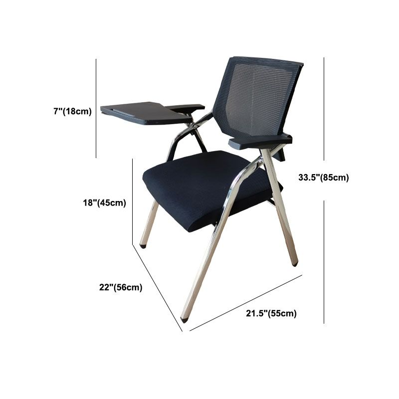 Modern Steel Conference Chair Mesh Chair with Armrest Desk Chair