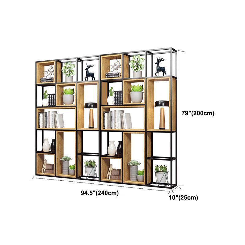 9.84 "W Bücherregal Industrial Sty