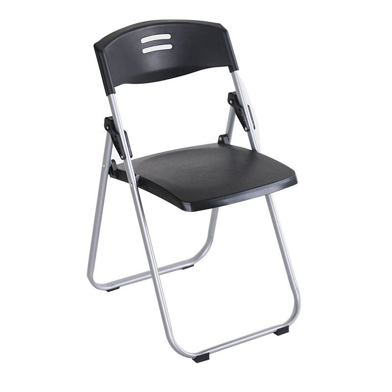 Modern Armless Conference Chair Plastic Low Back Folding Chair