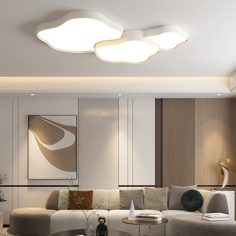 Cloud Shape Flush Mount Light Fixtures Modern Flush Mount Ceiling Light