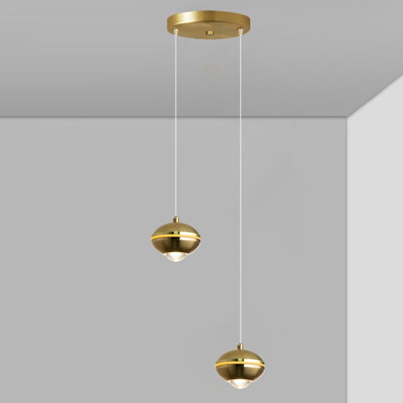 Contemporary Style Ball Pendant Lamp Metal Multi Lights Hanging Pendant Light