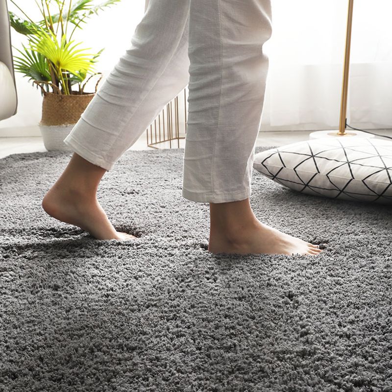 Rapis de couleur unie nordique Mulit Coton Mélange Coton Arelle Tapis Anti-Slip Backing Pet Friendly Indoor pour décoration