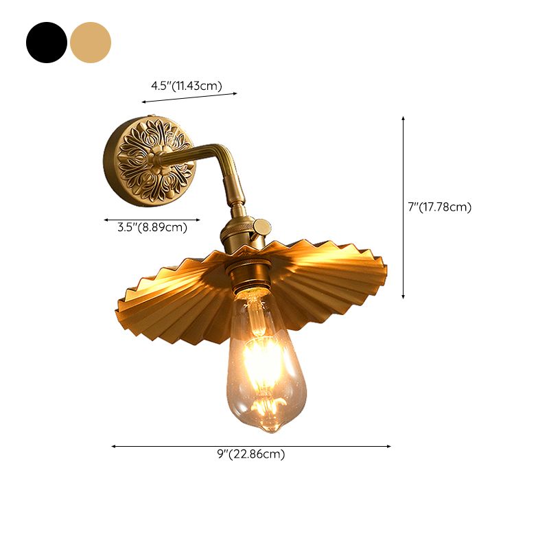 American Style Copper Wall Light Sconces 1 Light Sconce Light Fixtures