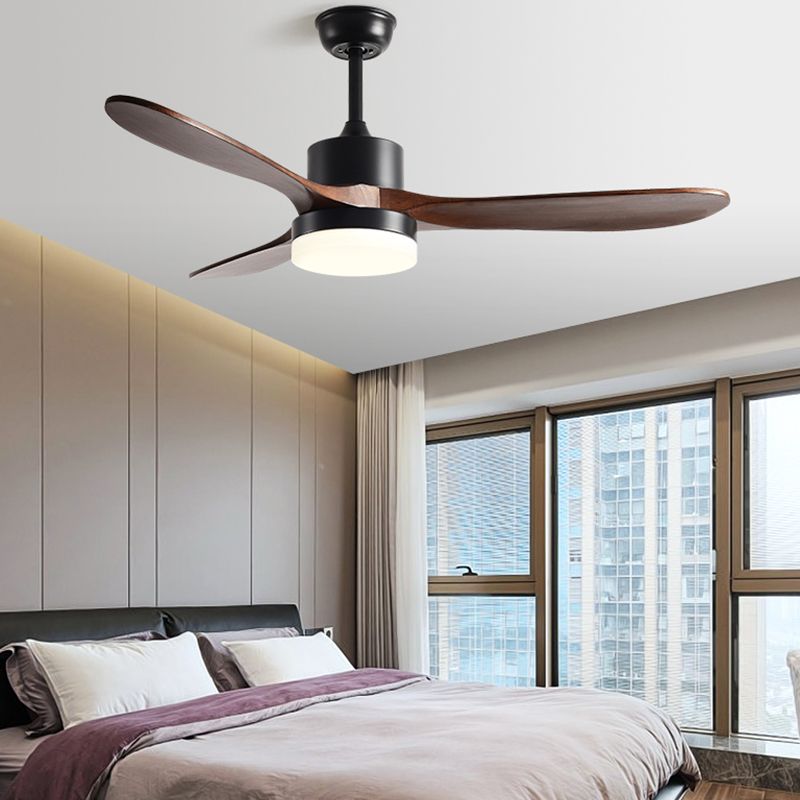 Fan Shape Metal Ceiling Fan Kid Style 1 Light Ceiling Mount Fans Fixtures for Living Room