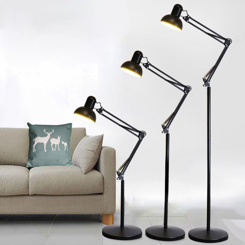 1 leichte schalenförmige Stehlampe zeitgenössische Metalllampen für Wohnzimmer