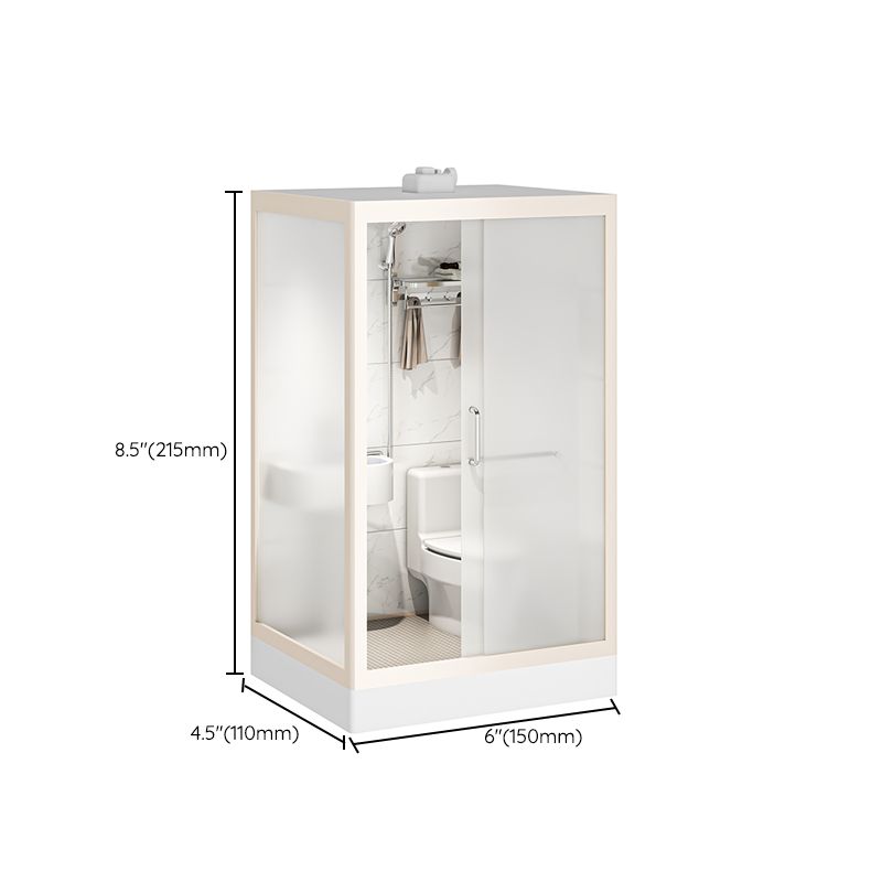 Rectangular Sliding Shower Enclosure Full Frame Shower Enclosure with Tempered Glass