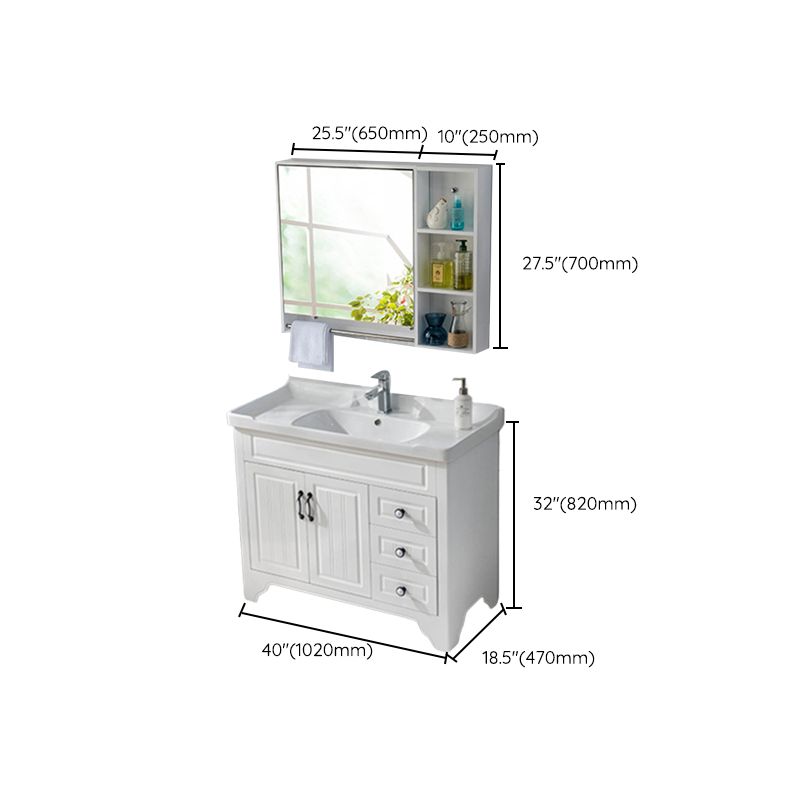 Modern Bathroom Vanity Set Wooden Freestanding Bathroom Vanity Set