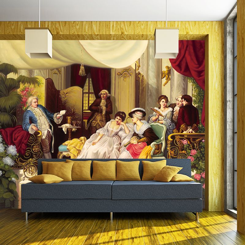 Brown Classic Wall Paper Murals Whole Carl Schlesinger Painting Wall Decor for Living Room