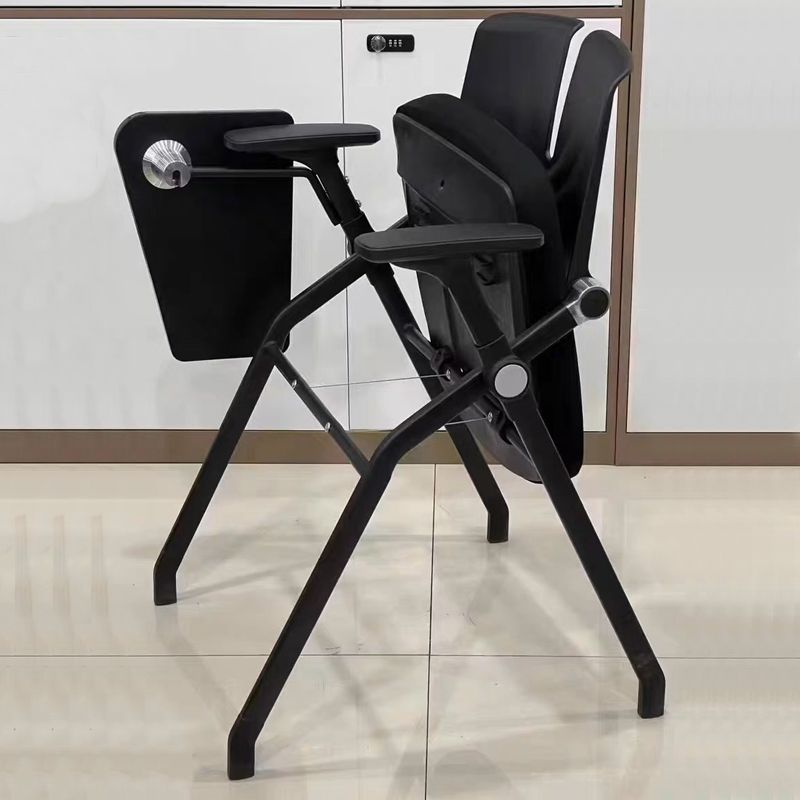 Contemporary Fixed Arms Conference Chair Plastic Chair for Office