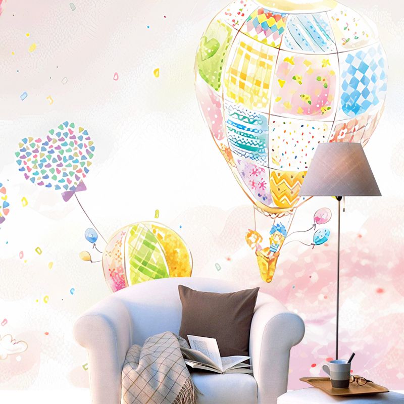 Giant Wall Covering Novelty Cartoon Balloon Wall Mural in Multi-Color