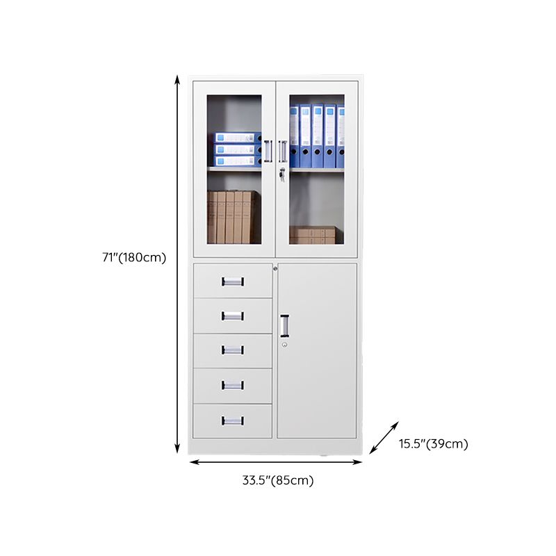 Glass Storage File Cabinet Contemporary Shelves Locking File Cabinet