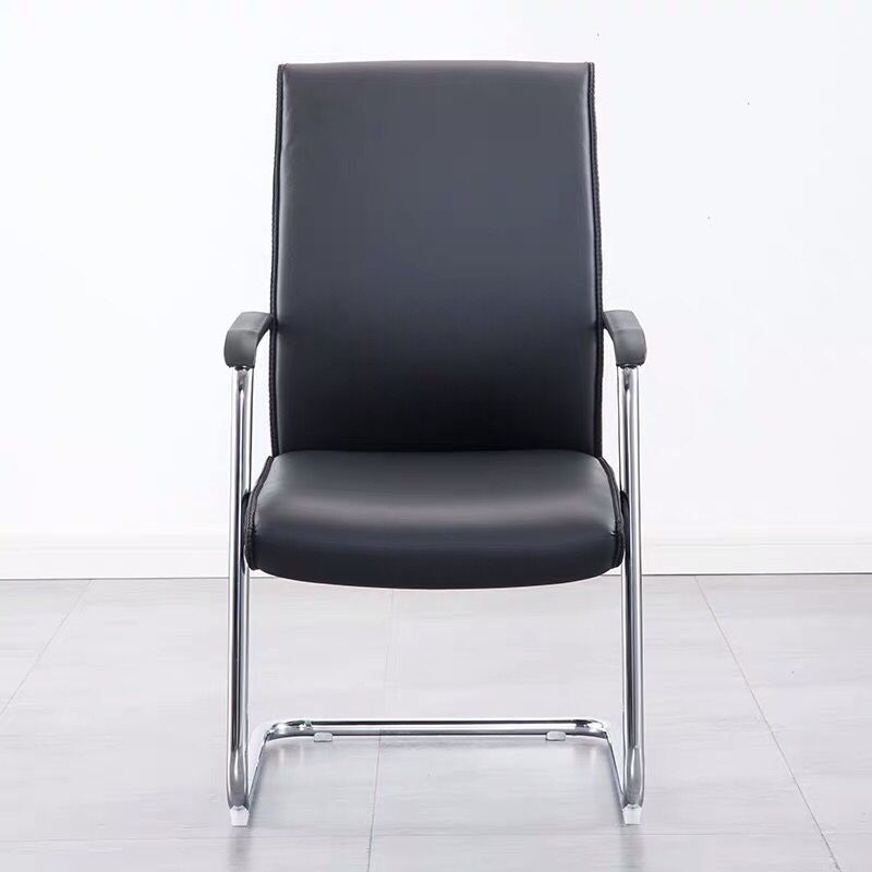 Contemporary Ergonomic Desk Chair High Back No Wheels Office Chair