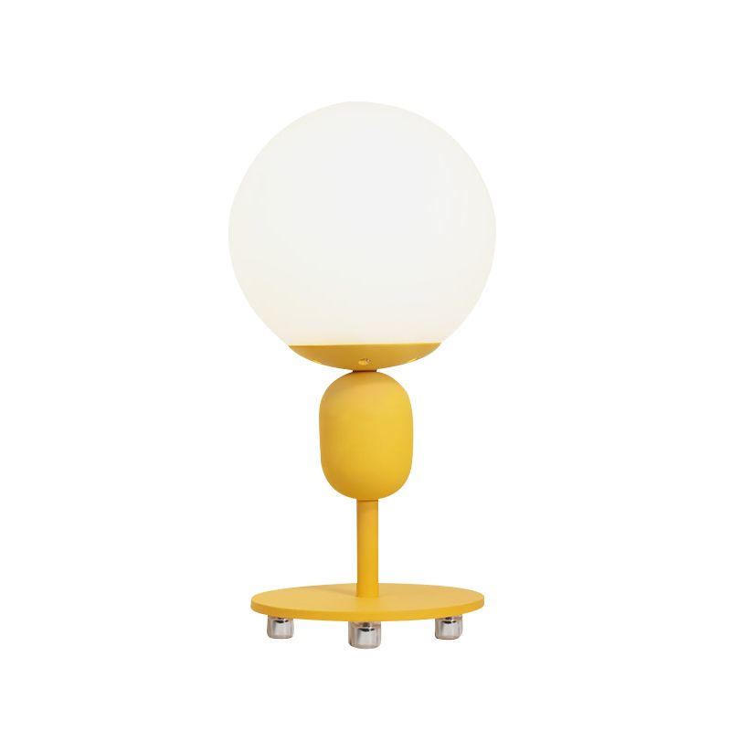 1 Head Orb Shade Reading Light Modern Eye-Caring Desk Light for Child Bedroom