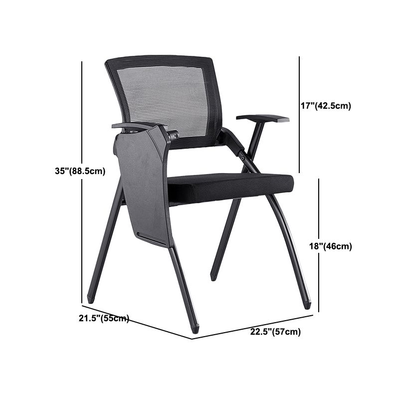 Contemporary Conference Chair Mid-Back Ergonomic Office Chair