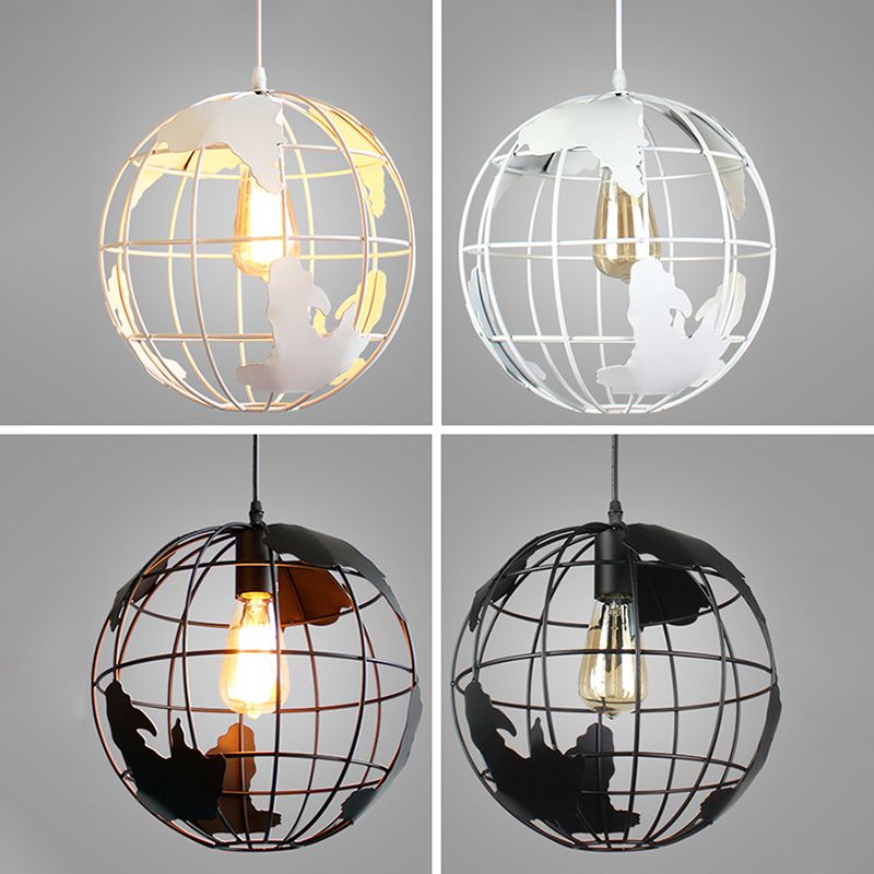 Globe Metal suspendant Light Light Modern Style Pendant Lighting pour chambre à coucher