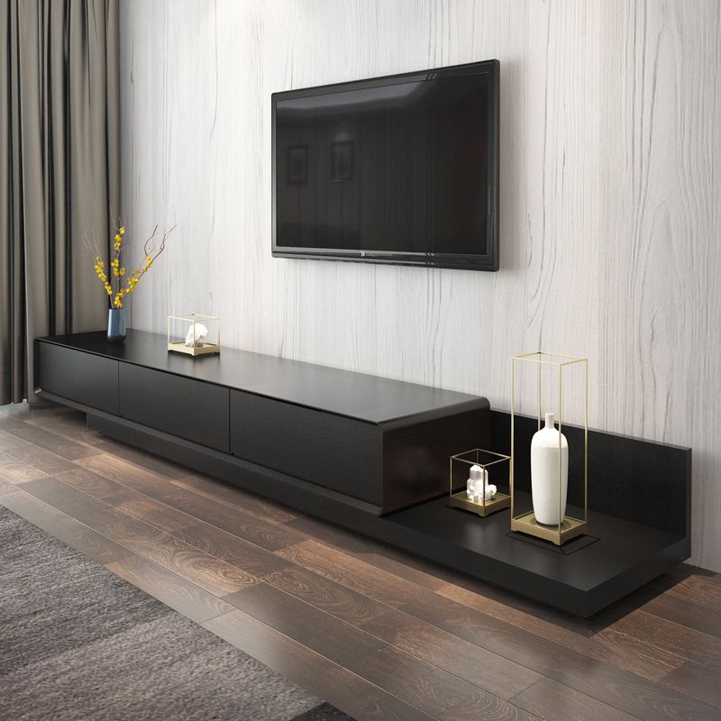 Contemporary Media Console TV Stand 3 Drawers TV Media Console