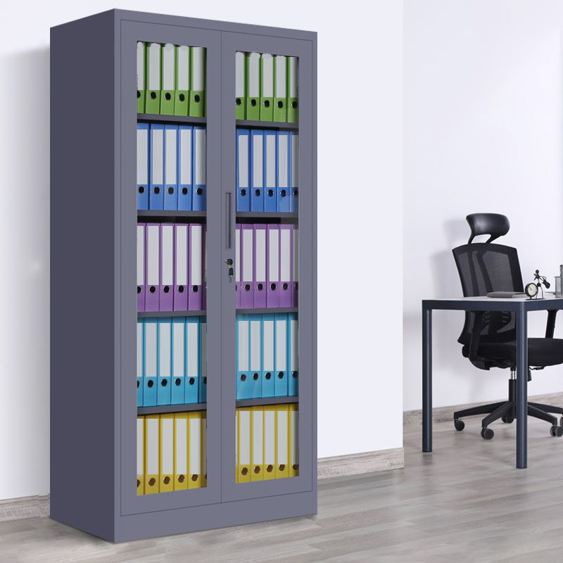 Modern File Cabinet Solid Color Locking Filing Cabinet for Home Office