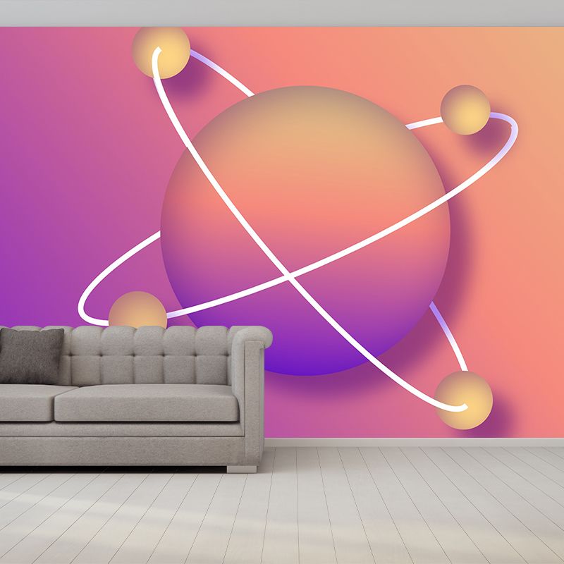 Illustration Environment Friendly Mural Wallpaper Universe Living Room Wall Mural